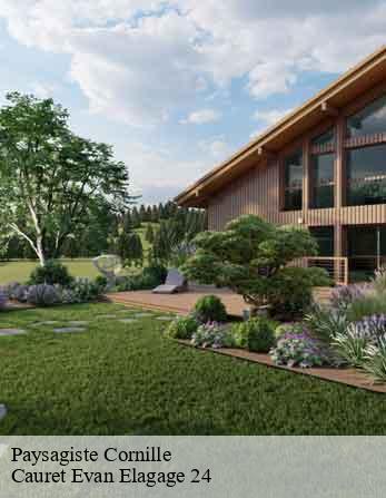 Paysagiste  cornille-24750 Cauret Evan Elagage 24
