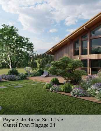 Paysagiste  razac-sur-l-isle-24430 Cauret Evan Elagage 24