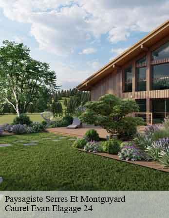 Paysagiste  serres-et-montguyard-24500 Cauret Evan Elagage 24