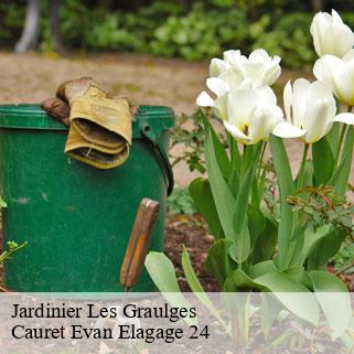 Jardinier  les-graulges-24340 Cauret Evan Elagage 24