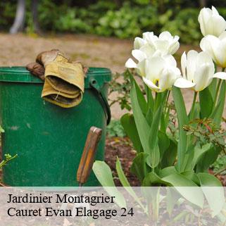 Jardinier  montagrier-24350 Cauret Evan Elagage 24