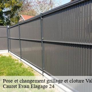 Pose et changement grillage et cloture  valeuil-24310 Cauret Evan Elagage 24