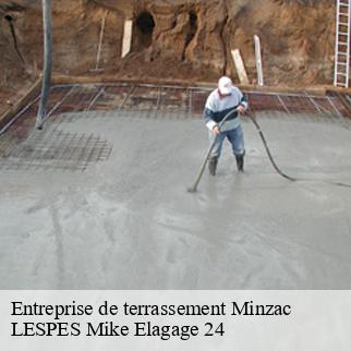 Entreprise de terrassement  minzac-24610 LESPES Mike Elagage 24