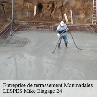 Entreprise de terrassement  monmadales-24560 LESPES Mike Elagage 24